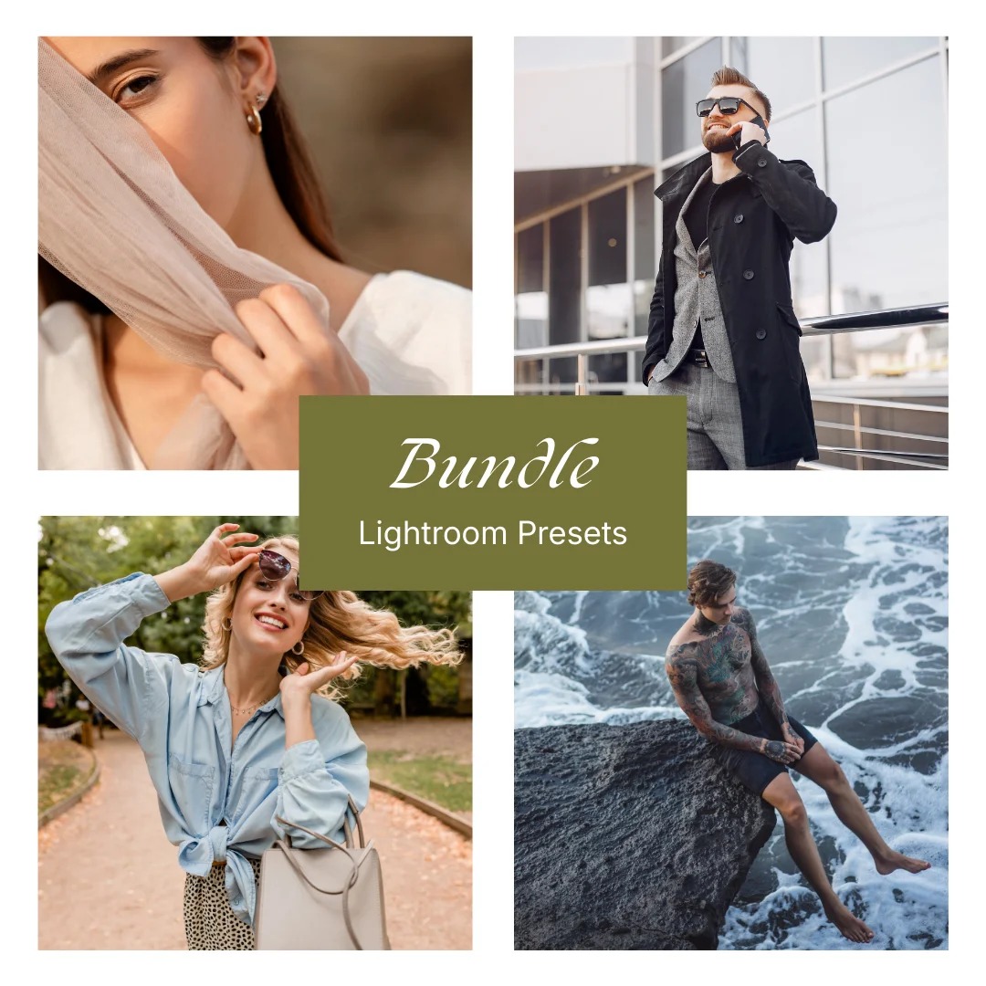 Clearwave + Dawnlight + Amberveil + Silkskin — Presets Bundle