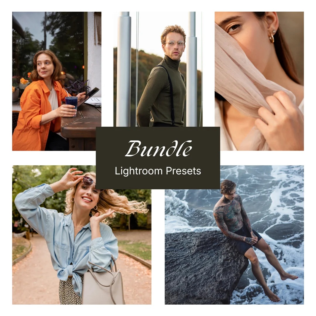 Honeytone + Silkskin + Amberveil + Clearwave + Dawnlight — Presets Bundle